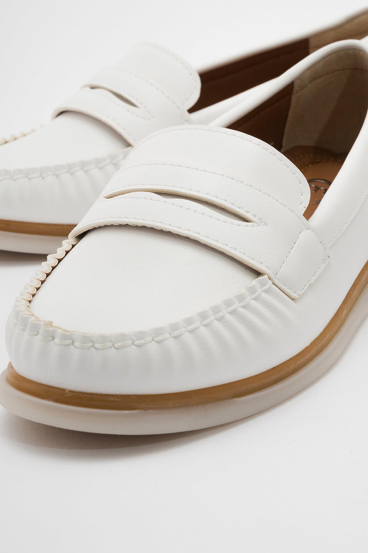 Kadın Günlük Ayakkabı BEYAZ CİLT - Görsel 4