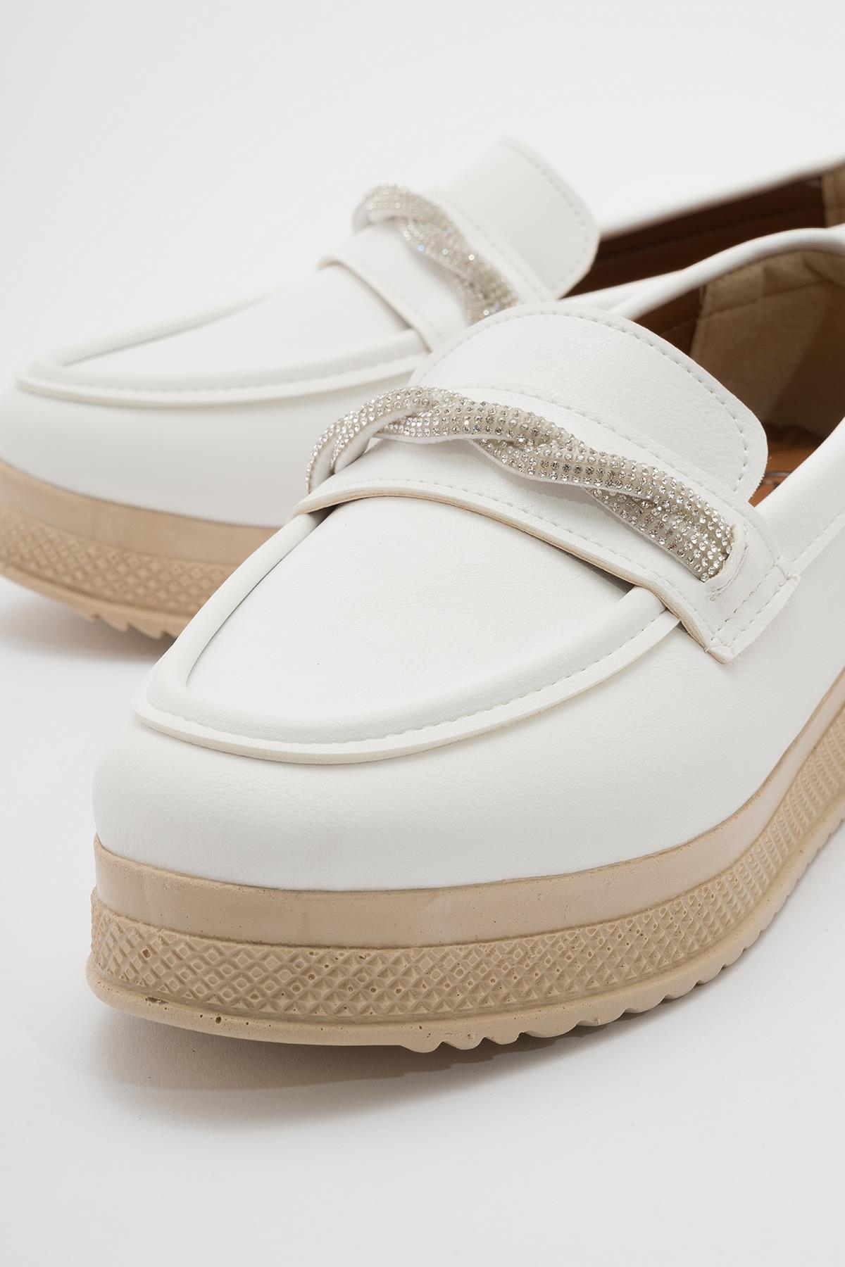 Kadın Günlük Ayakkabı BEYAZ CİLT - Görsel 4