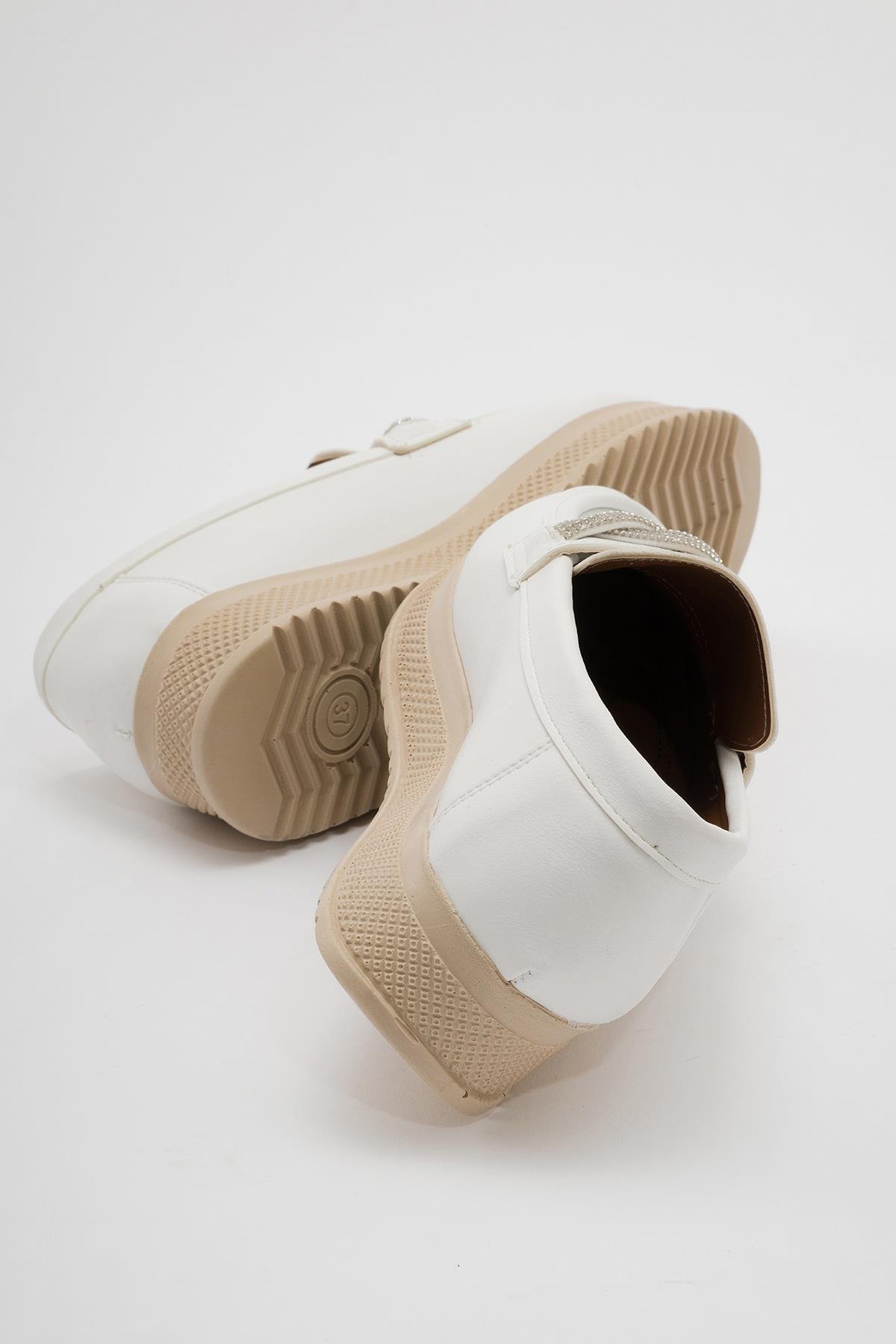Kadın Günlük Ayakkabı BEYAZ CİLT - Görsel 5
