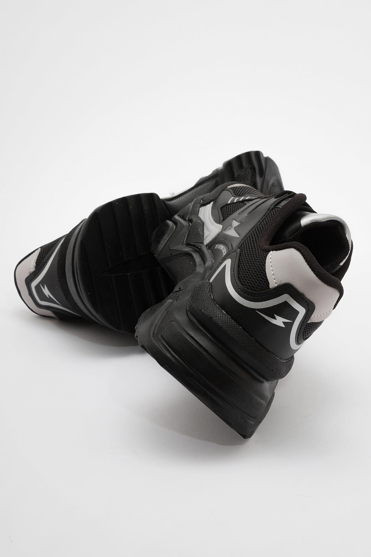 Kadın Anorak Spor Ayakkabı SİYAH GÜMÜŞ - Görsel 5