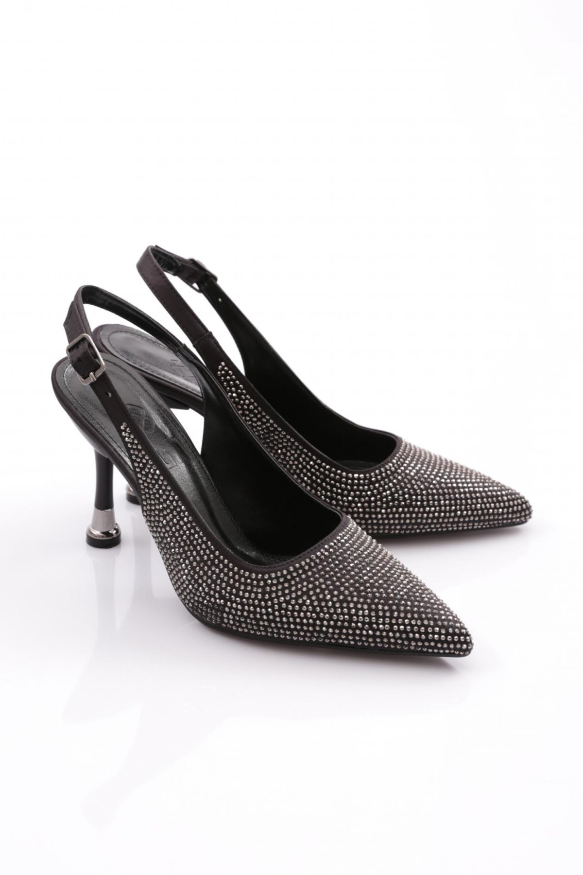510 Kadin Arkasi Açik Topuklu Ayakkabi - Görsel 3