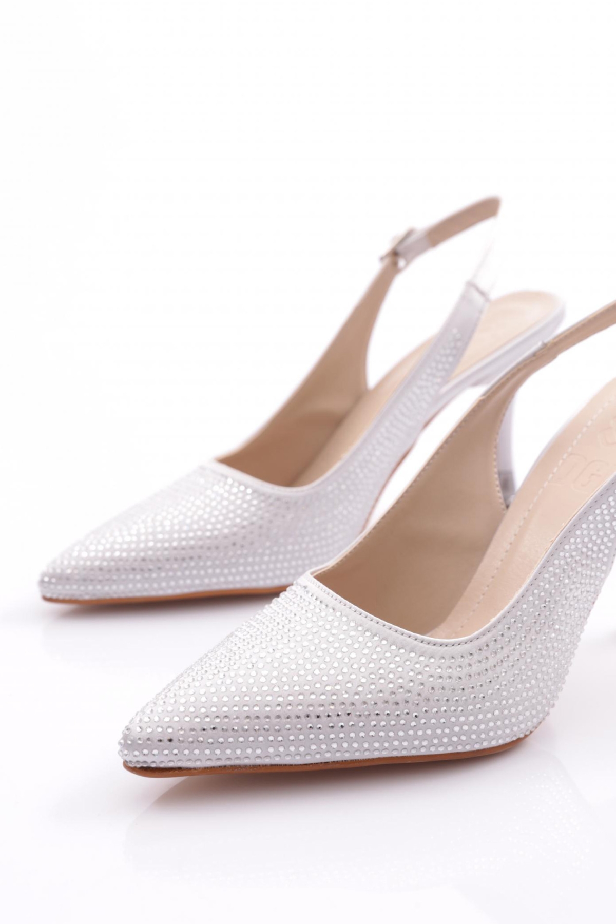 510 Kadin Arkasi Açik Topuklu Ayakkabi - Görsel 5