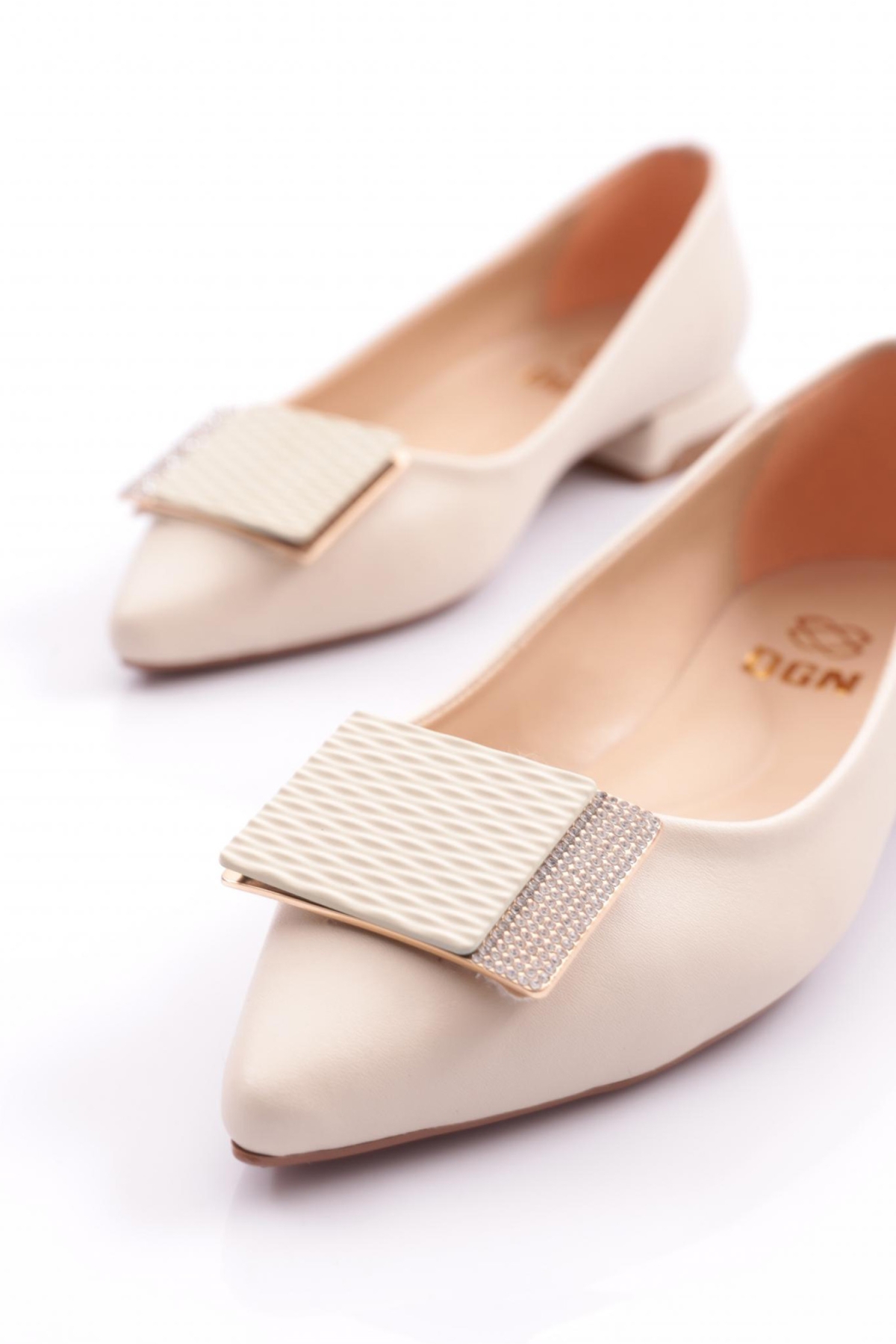 2811 Kadin Kare Tokali Babet - Görsel 5