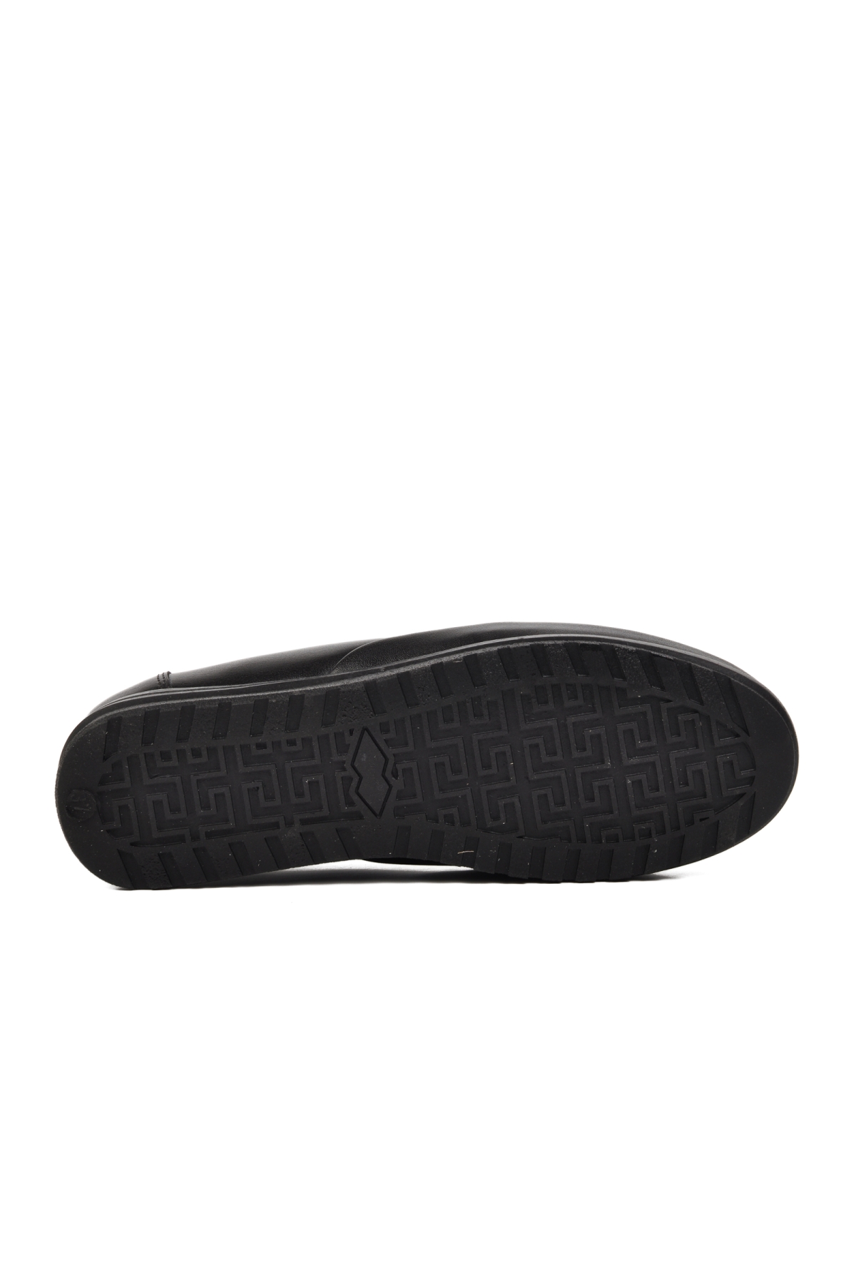 190 Siyah Hakiki Deri Kadın Günlük Ayakkabı - Görsel 6