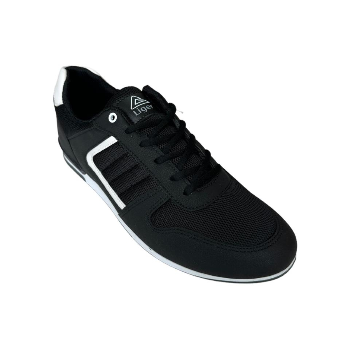 Erkek Günlük Spor Ayakkabı SİYAH - BEYAZ - Görsel 10