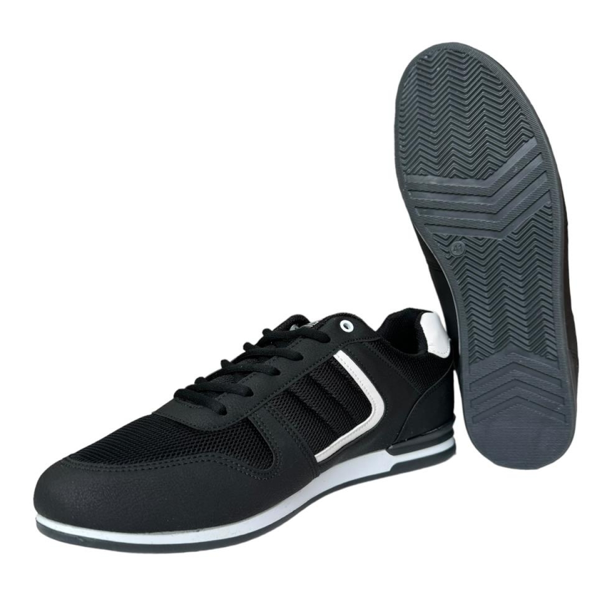 Erkek Günlük Spor Ayakkabı SİYAH - BEYAZ - Görsel 11