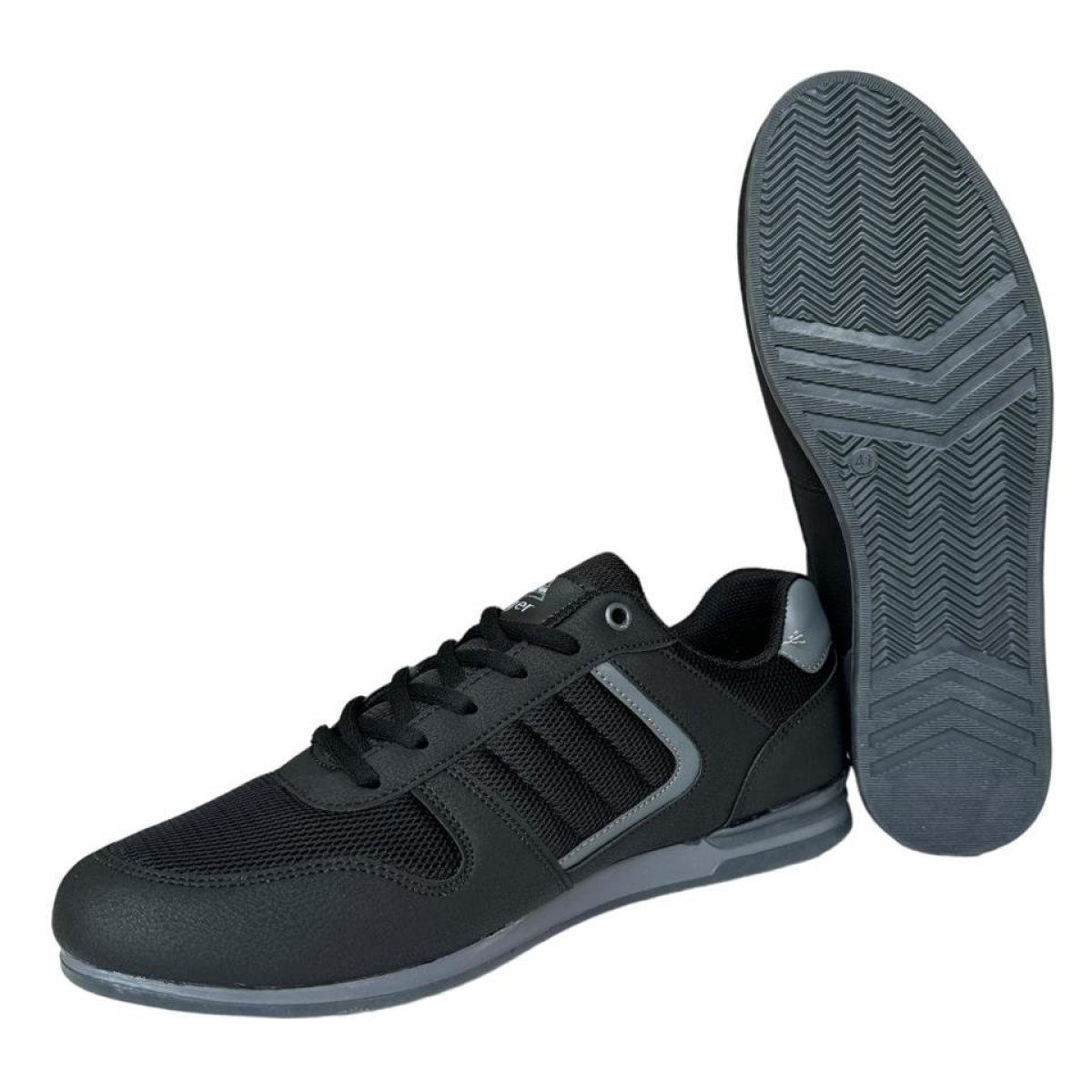 Erkek Günlük Spor Ayakkabı SİYAH - FÜME - Görsel 11