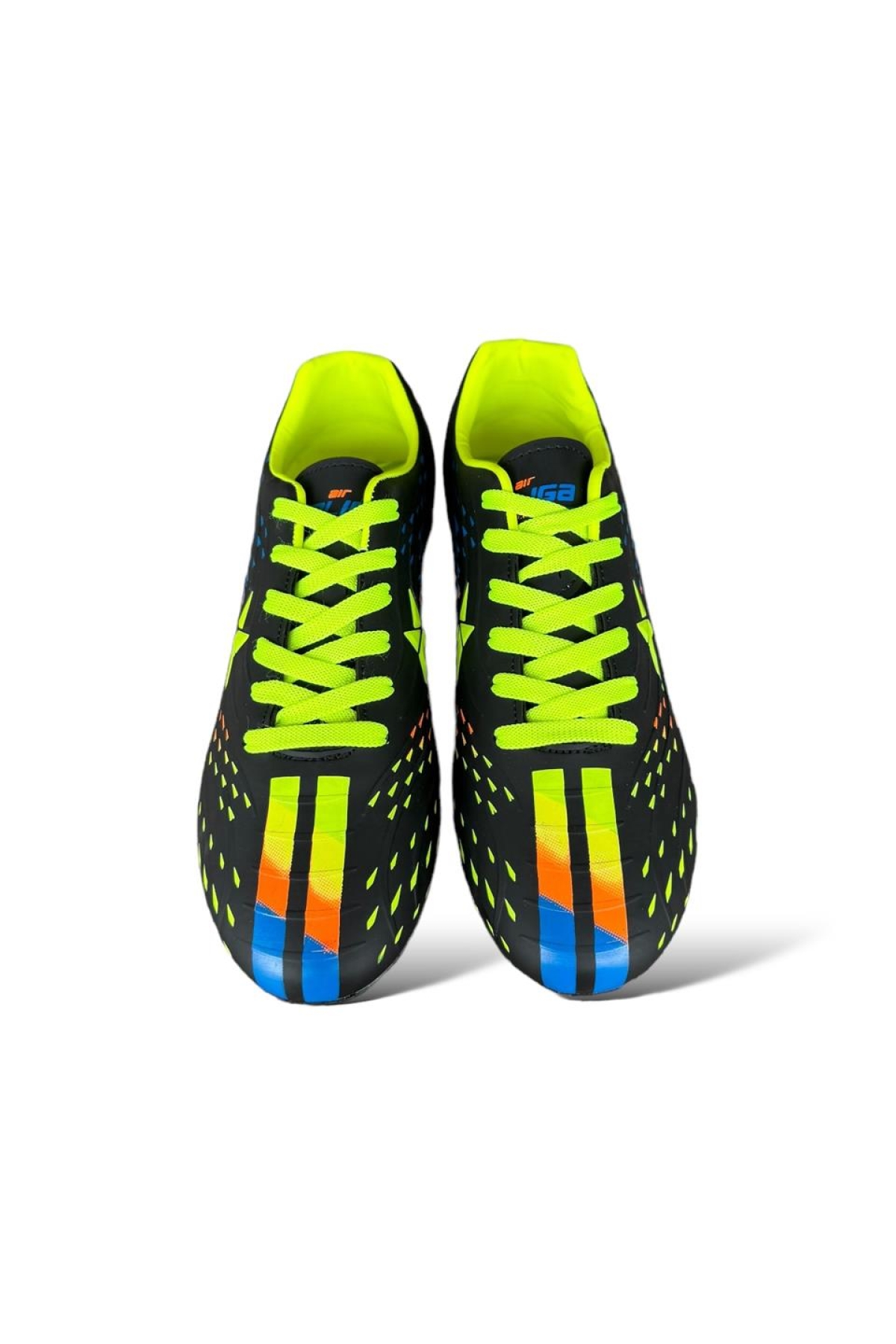 Erkek TPU Taban Halı Saha Krampon Futbol Ayakkabısı SİYAH - SARI - Görsel 6