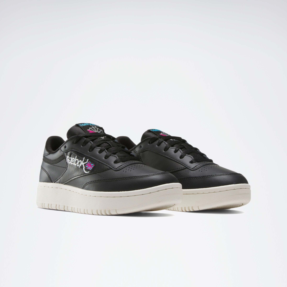 club-c-double-siyah-kadin-sneaker