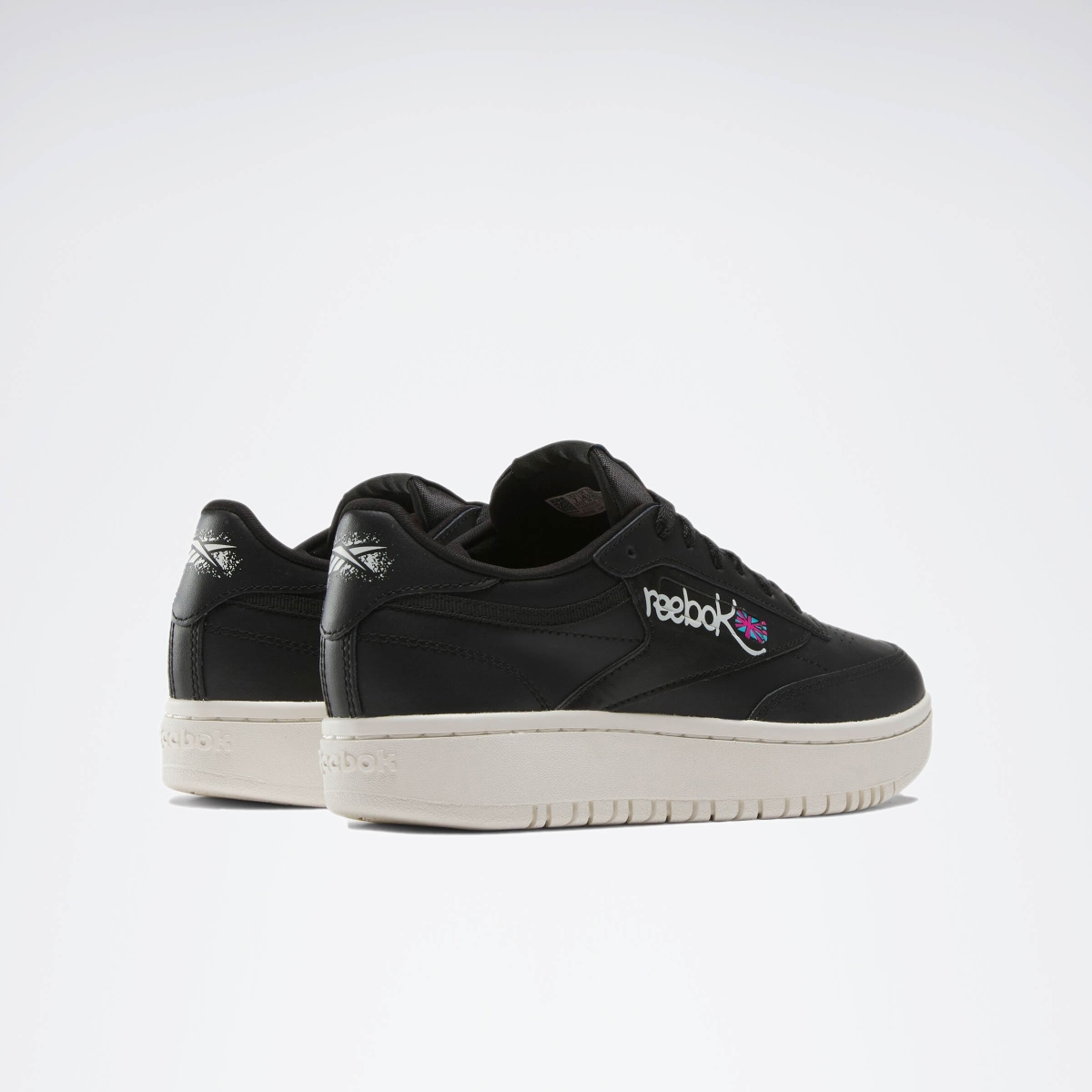 club-c-double-siyah-kadin-sneaker