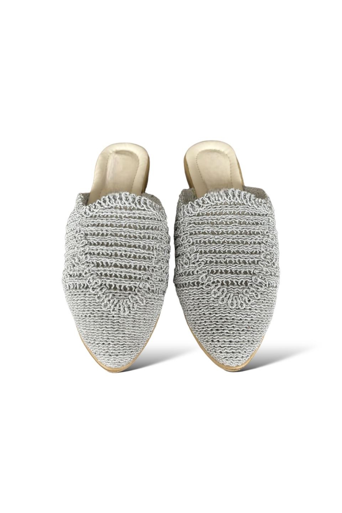 Kadın Dantel İşlemeli Terlik GRİ - Görsel 5