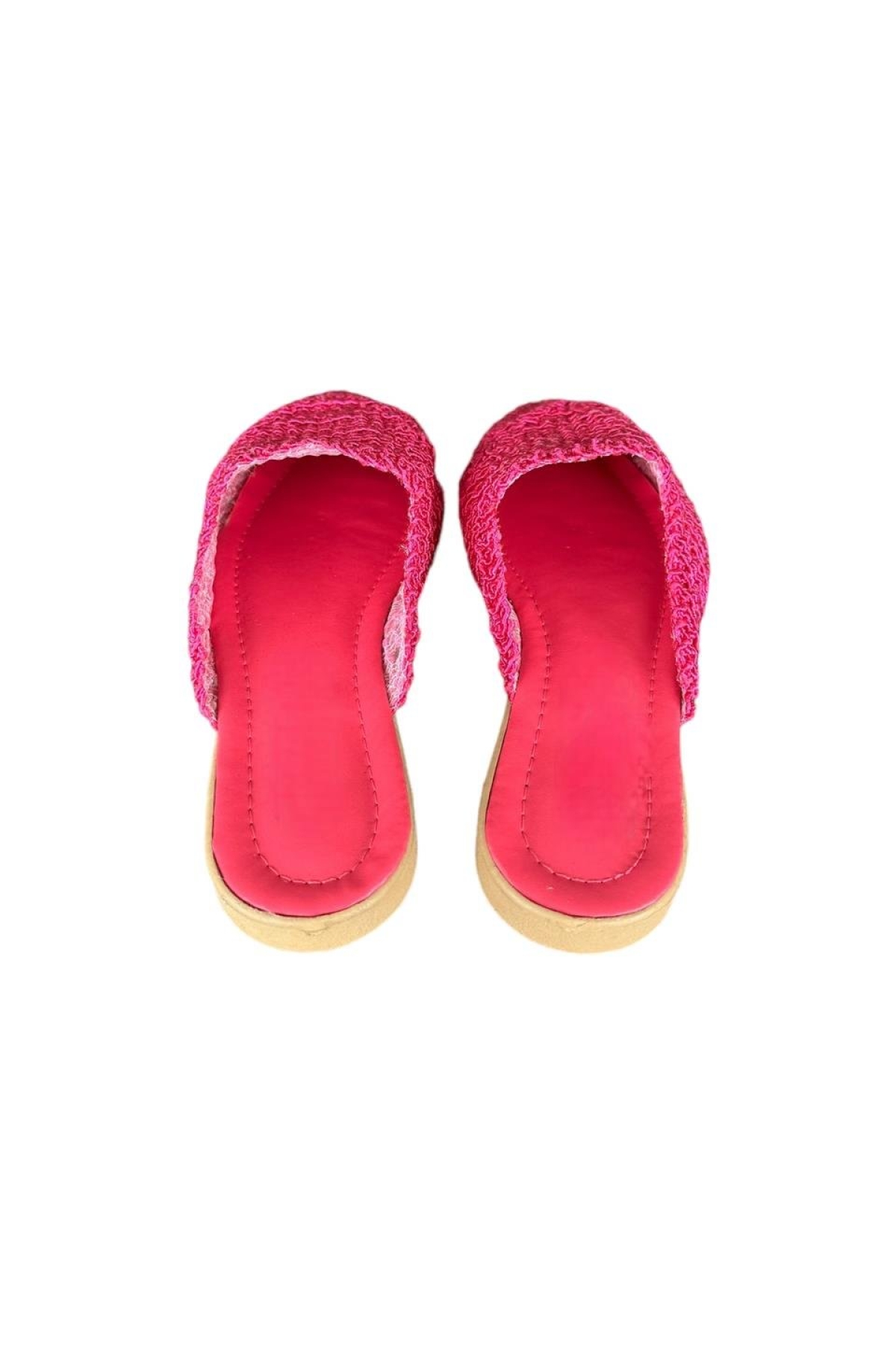Kadın Dantel İşlemeli Terlik PEMBE - Görsel 6