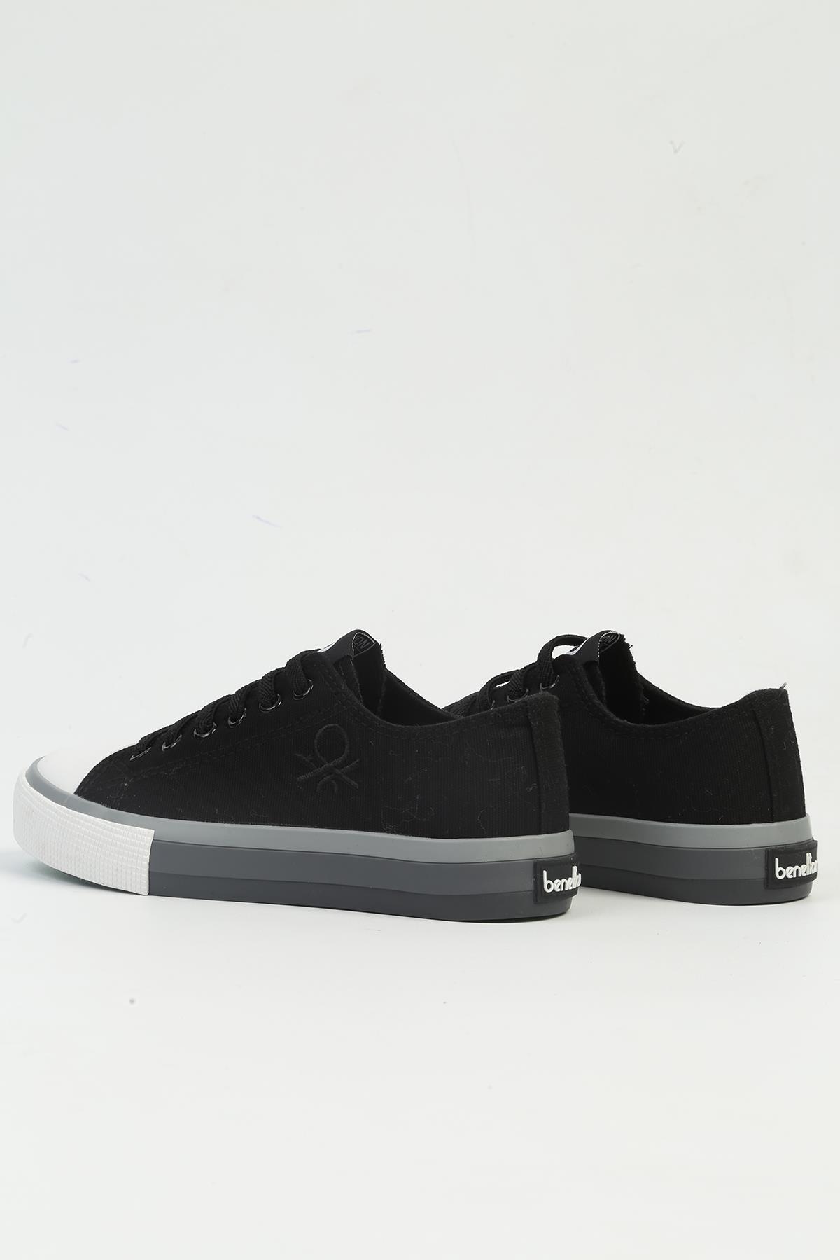 ® İTHAL Siyah Beyaz Çocuk Spor AyakkabıBNI-10041 - Görsel 6