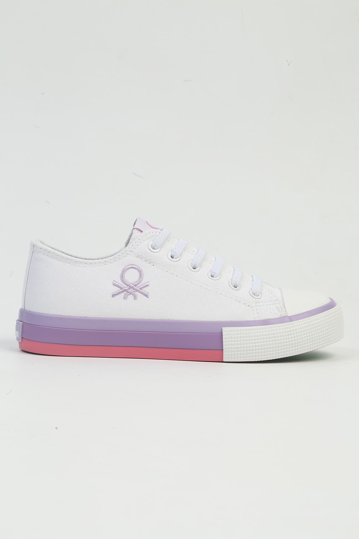 ® İTHAL Beyaz Lila Çocuk Spor Ayakkabı BNI-10041 - Görsel 2