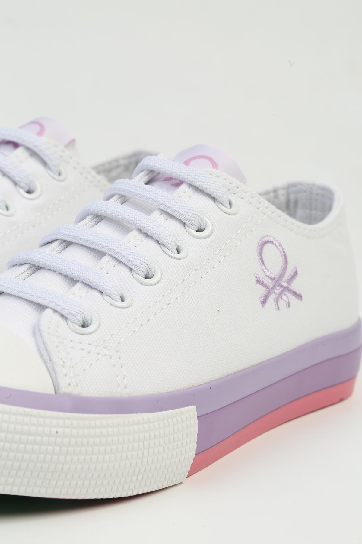 ® İTHAL Beyaz Lila Çocuk Spor Ayakkabı BNI-10041 - Görsel 3