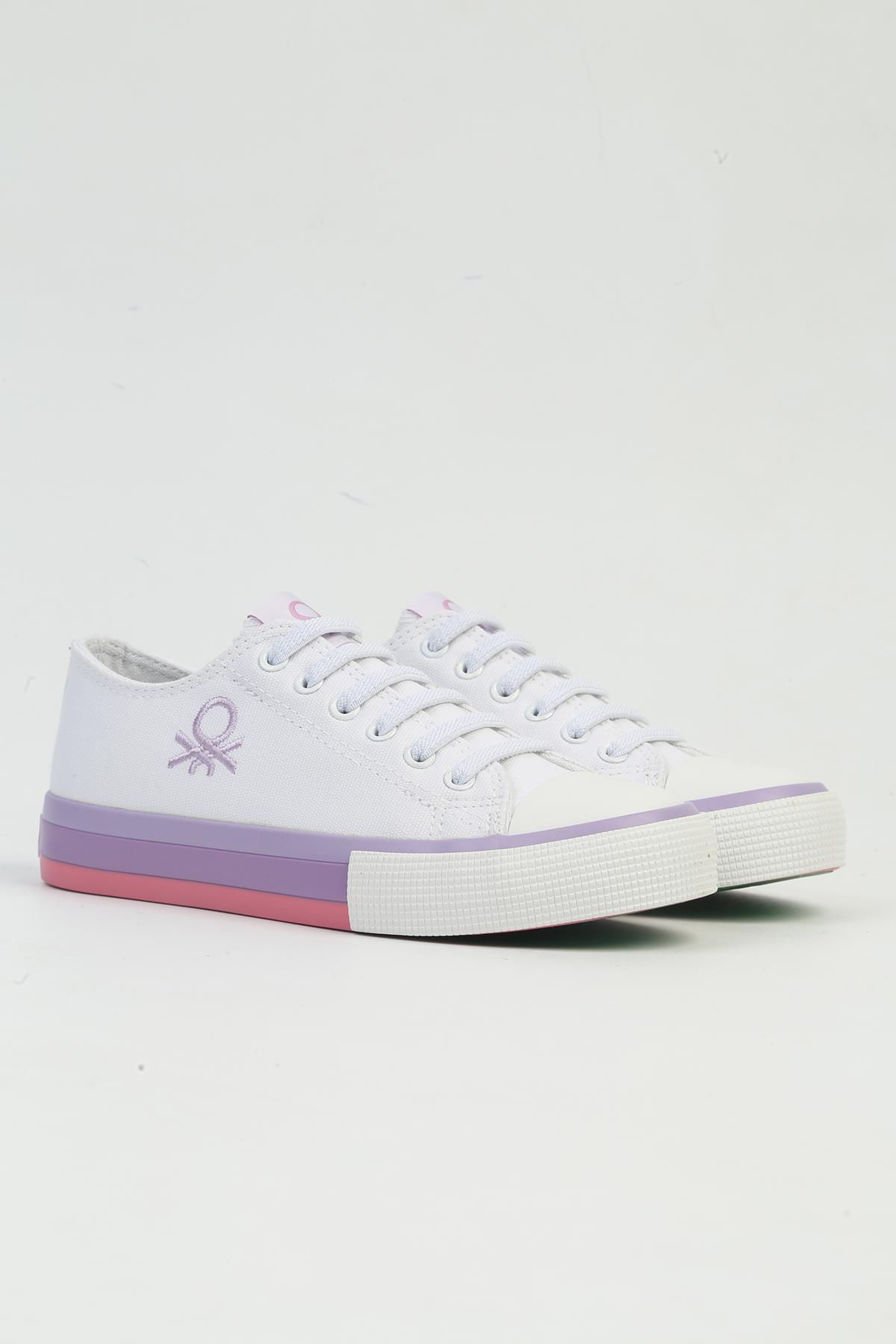 ® İTHAL Beyaz Lila Çocuk Spor Ayakkabı BNI-10041 - Görsel 4