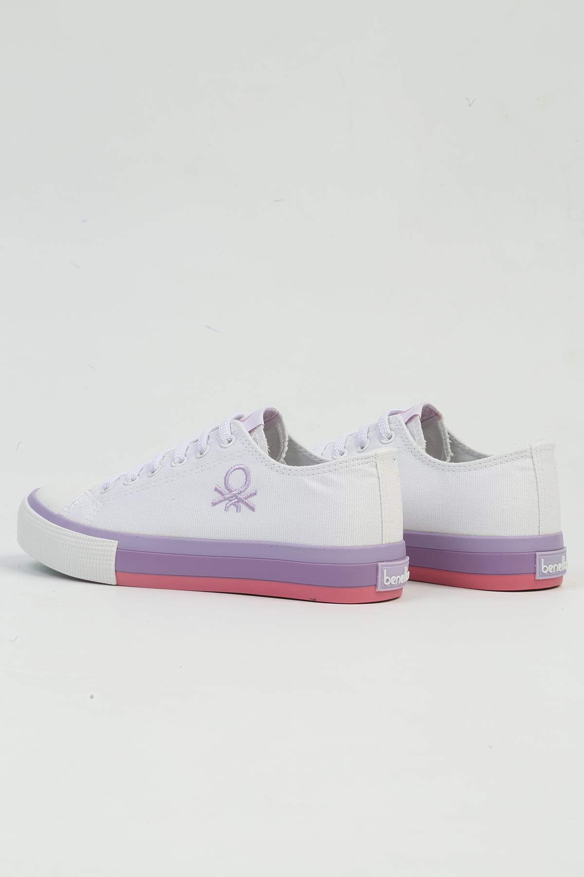 ® İTHAL Beyaz Lila Çocuk Spor Ayakkabı BNI-10041 - Görsel 5