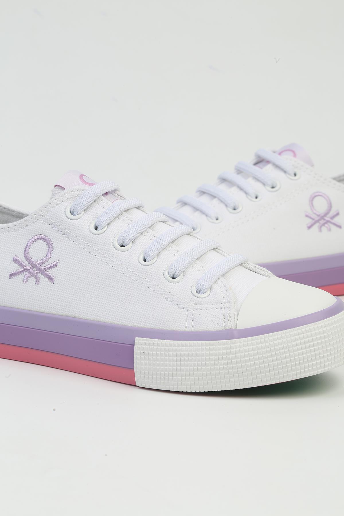 ® İTHAL Beyaz Lila Çocuk Spor Ayakkabı BNI-10041 - Görsel 7