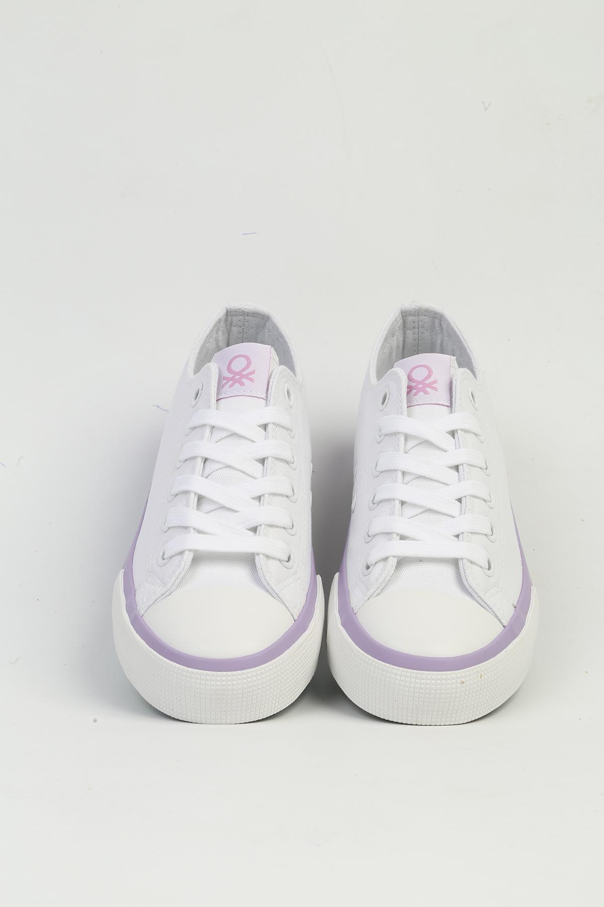 ® İTHAL Beyaz Lila Kadın Spor Ayakkabı BNI-10031 - Görsel 7