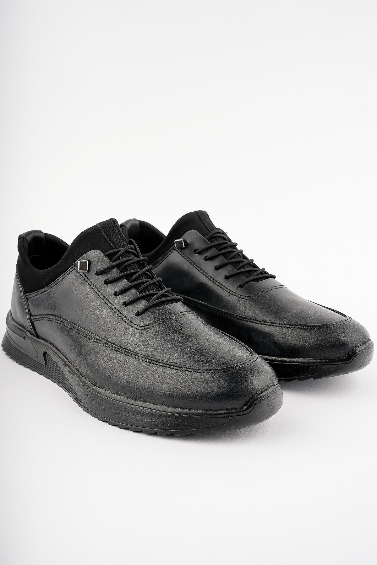 FREE Garantili Erkek Günlük Klasik Hakiki Deri Casual Rahat Ortopedik Ayakkabı - Görsel 6