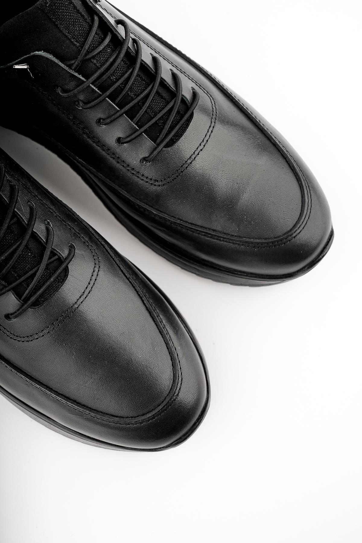 FREE Garantili Erkek Günlük Klasik Hakiki Deri Casual Rahat Ortopedik Ayakkabı - Görsel 10