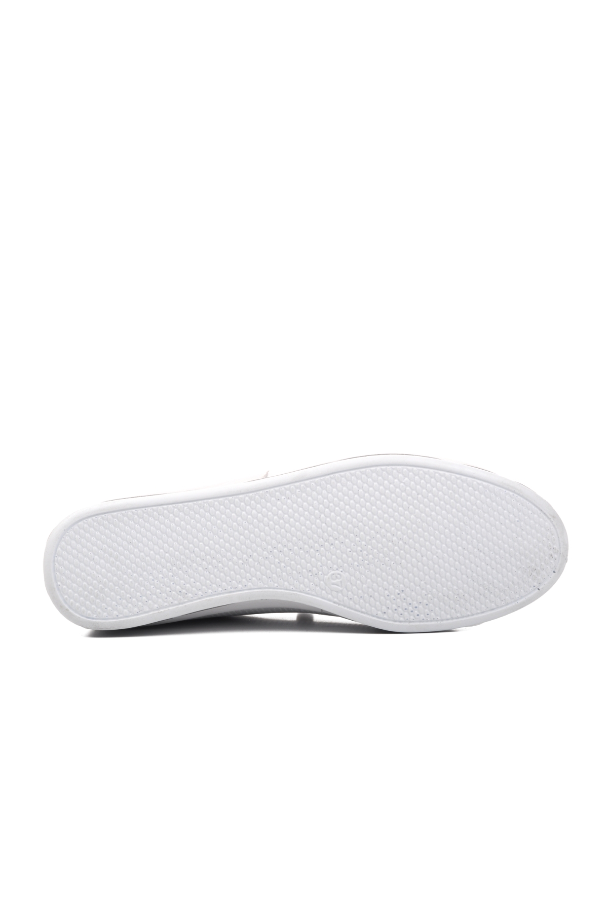 7876 Beyaz Hakiki Deri Kadın Günlük Ayakkabı - Görsel 6