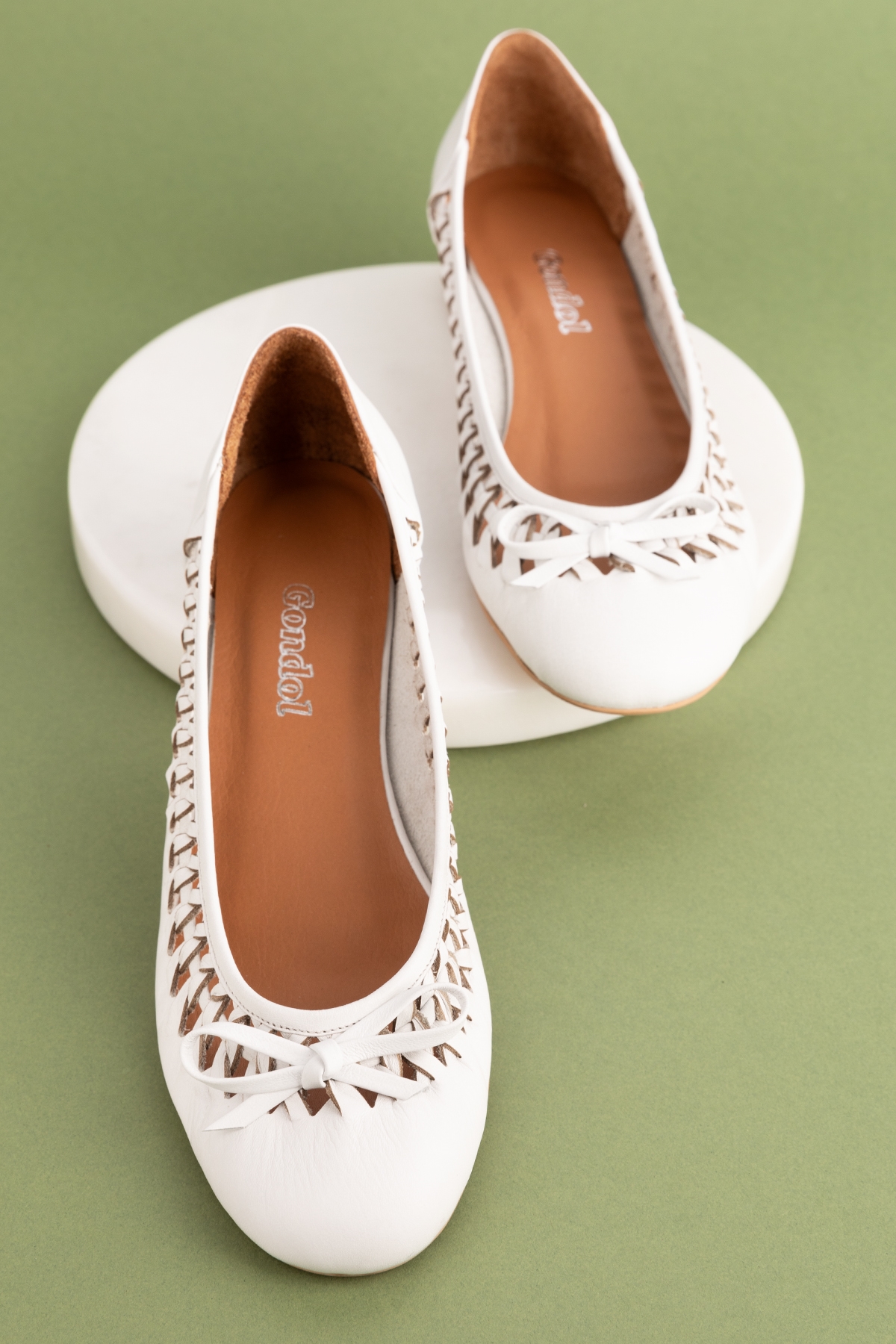 Gondol Kadın Hakiki Deri Günlük Kısa Topuklu Babet ss.2024 - Görsel 5