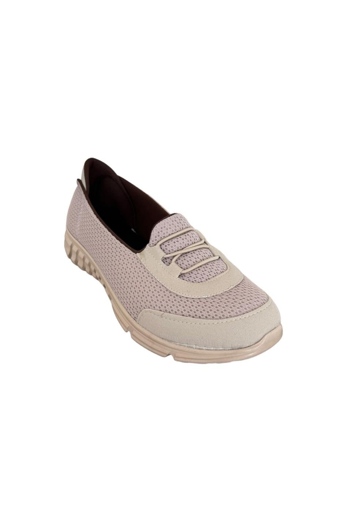 Ortopedik Kadın Yürüyüş Ayakkabısı BEJ - Görsel 5