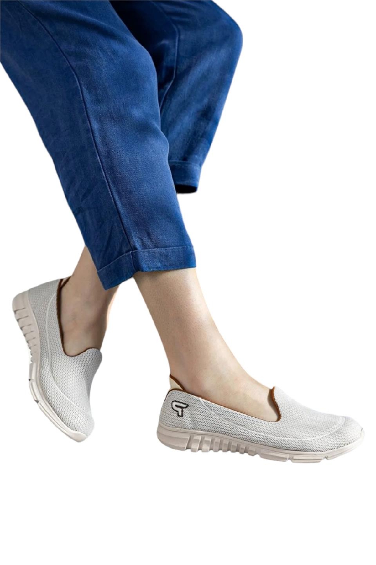 Mey Form Ortopedik Taban Günlük Yürüyüş Ayakkabısı BEJ - Görsel 2