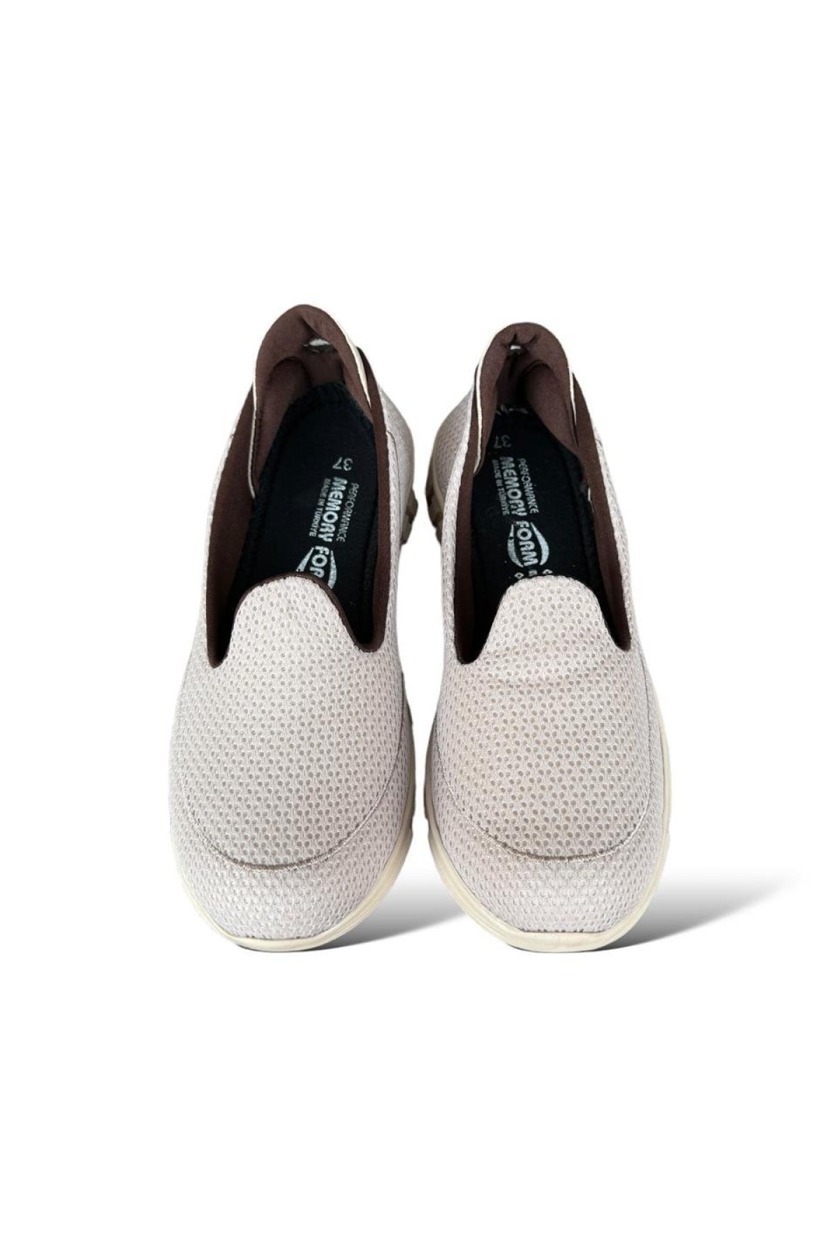 Mey Form Ortopedik Taban Günlük Yürüyüş Ayakkabısı BEJ - Görsel 5