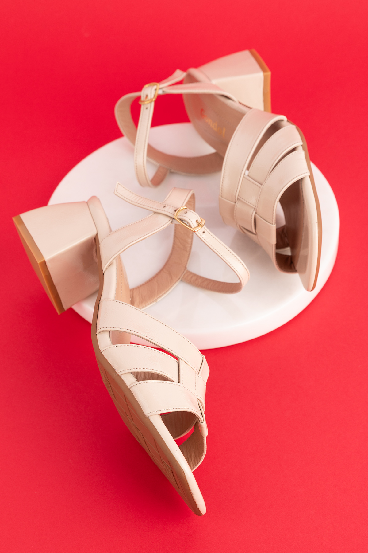 Gondol Kadın Hakiki Deri Topuklu Ayakkabı ast.6130 - Görsel 2