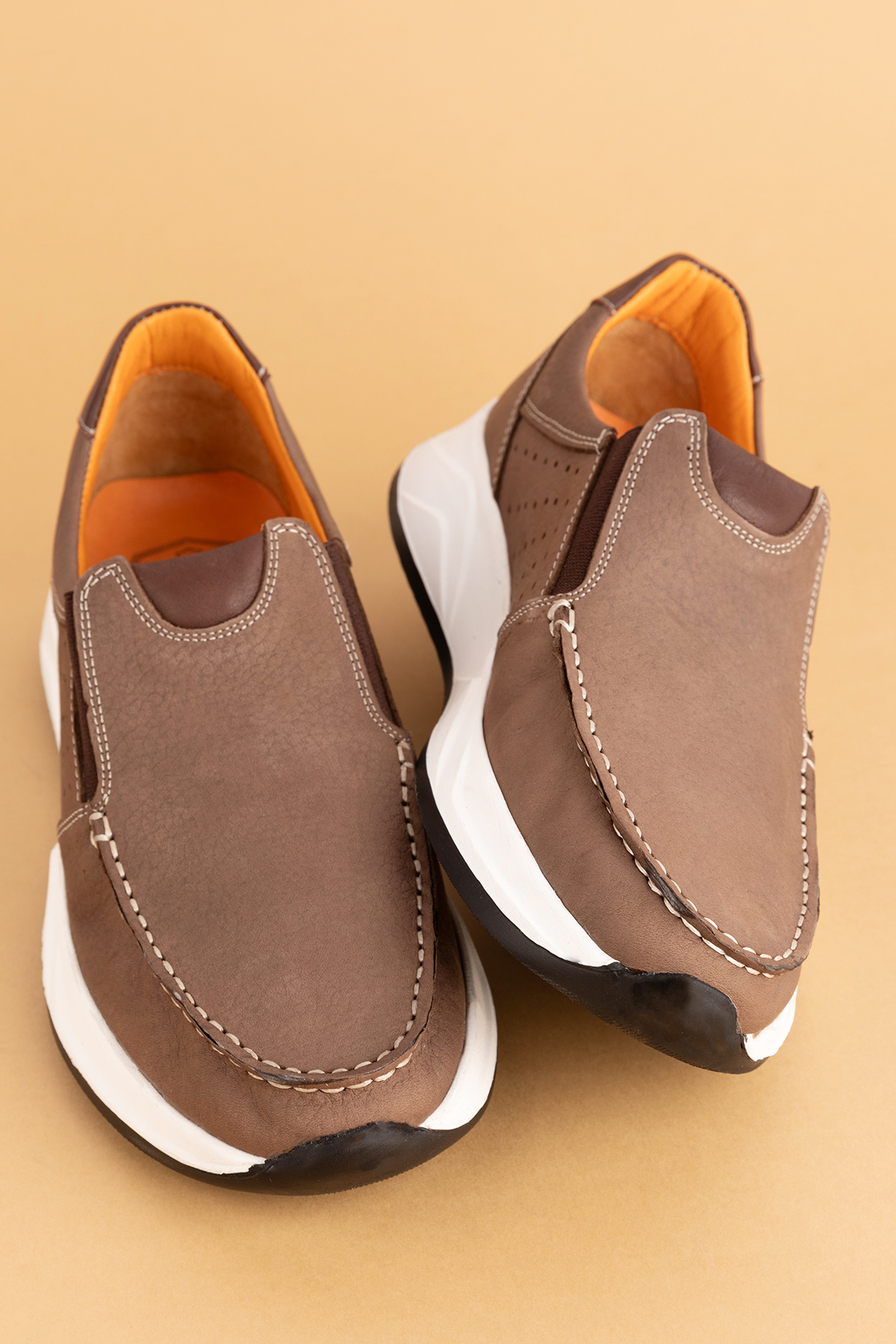 Gondol Içi Dışı Hakiki Deri Günlük Rahat Hafif Ayakkabı src.609 - Görsel 3