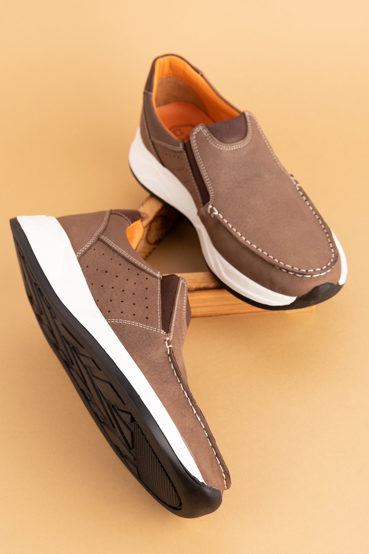 Gondol Içi Dışı Hakiki Deri Günlük Rahat Hafif Ayakkabı src.609 - Görsel 6