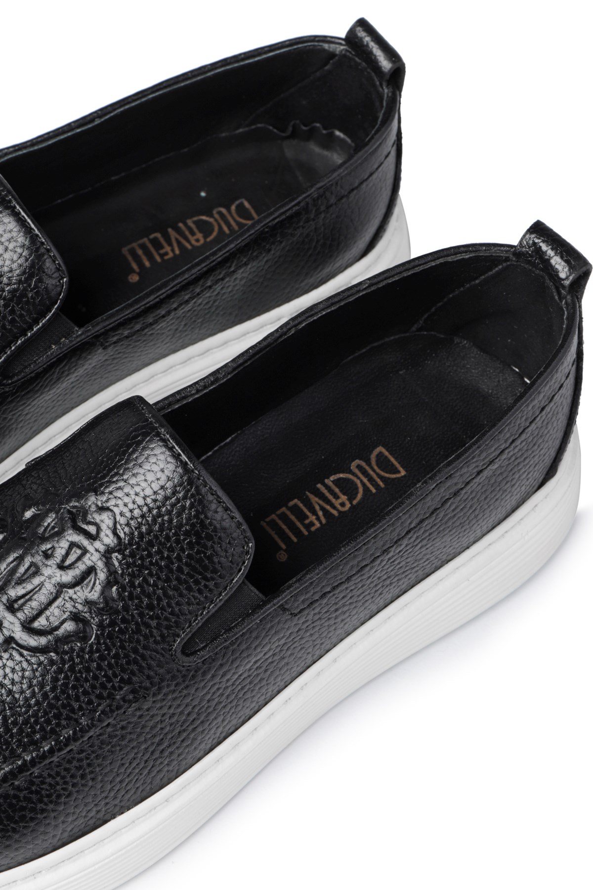 Stamped Hakiki Deri Erkek Günlük Ayakkabı, Loafer Ayakkabı, Hafif Ayakkabı - Görsel 4