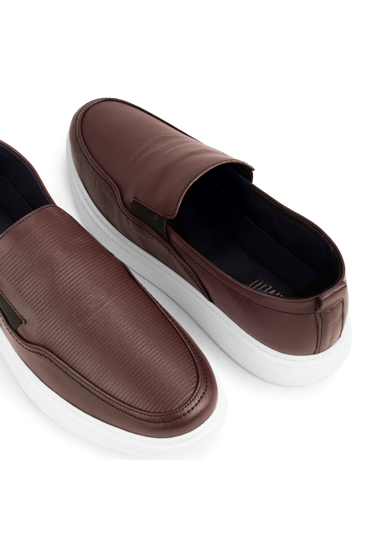 Seon Hakiki Deri Erkek Günlük Ayakkabı Loafer Ayakkabı - Görsel 4