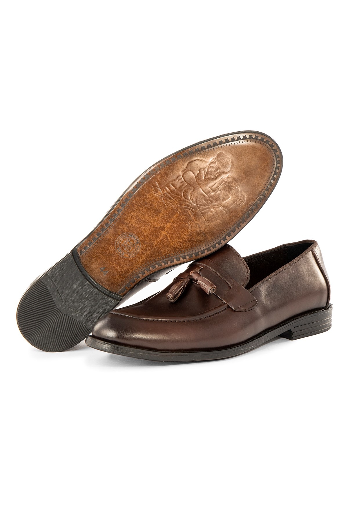 Quaste Hakiki Deri Erkek Klasik Ayakkabı, Loafer Klasik Ayakkabı, Makosen Ayakkabı - Görsel 3