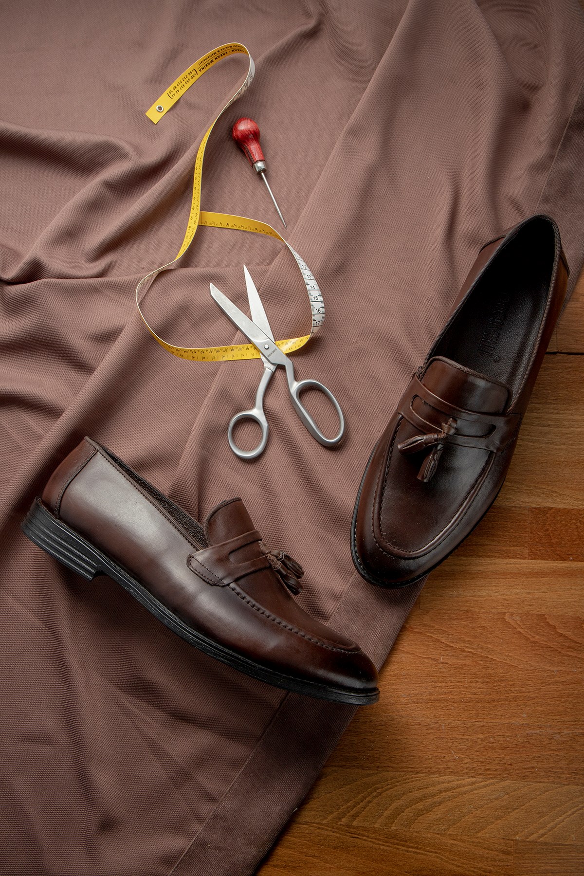 Quaste Hakiki Deri Erkek Klasik Ayakkabı, Loafer Klasik Ayakkabı, Makosen Ayakkabı - Görsel 5