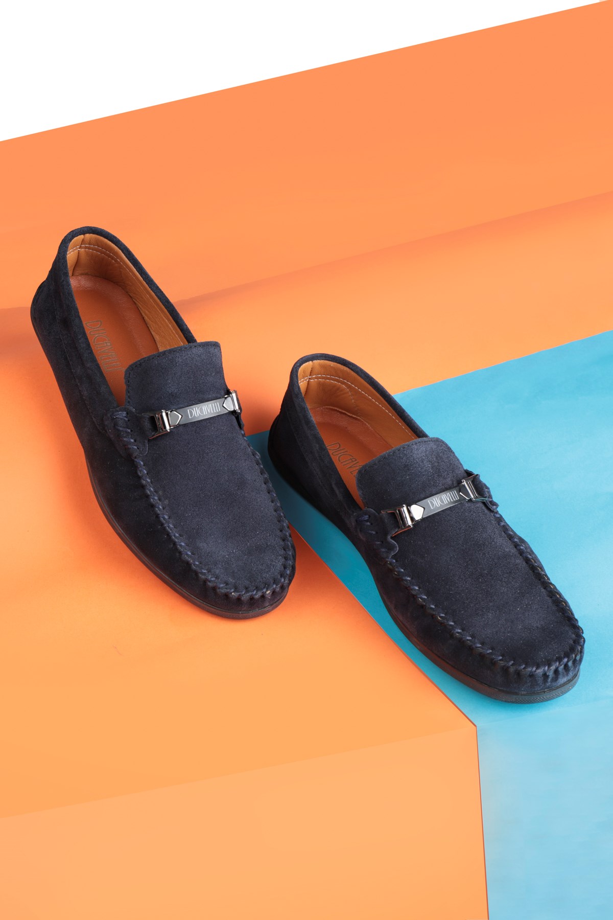 Halb Hakiki Deri Erkek Günlük Ayakkabı, Loafer Ayakkabı, Hafif Ayakkabı, Tokalı Loafer - Görsel 5