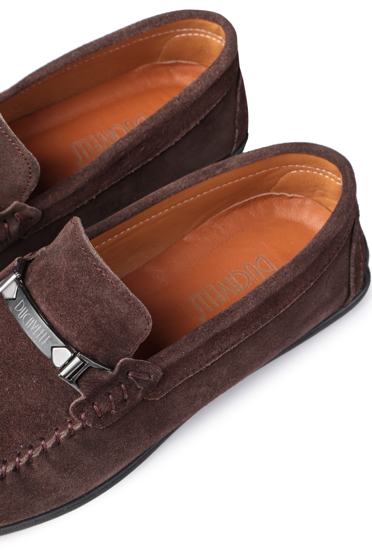 Halb Hakiki Deri Erkek Günlük Ayakkabı, Loafer Ayakkabı, Hafif Ayakkabı, Tokalı Loafer - Görsel 4