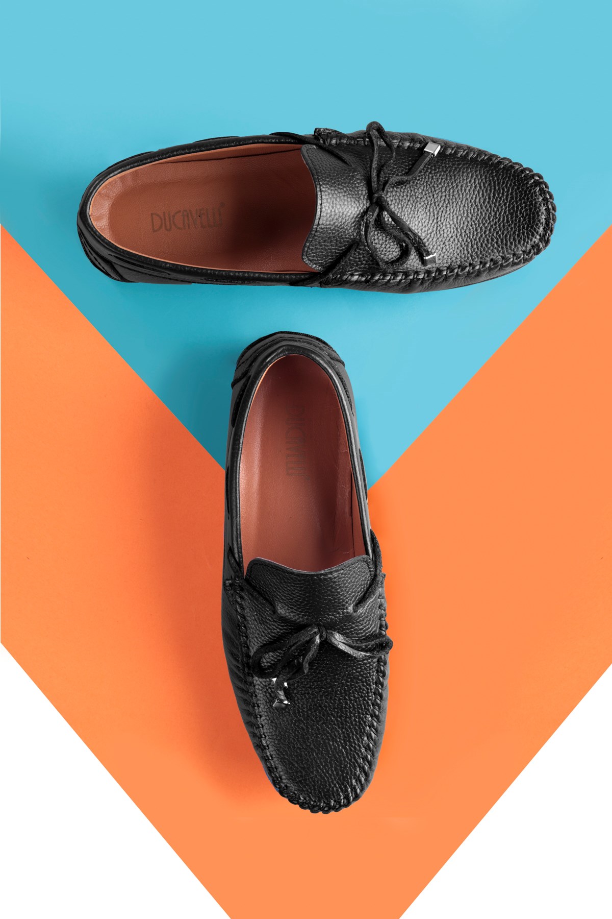 Borde Hakiki Deri Erkek Günlük Ayakkabı, Loafer Ayakkabı, Hafif Ayakkabı - Görsel 6