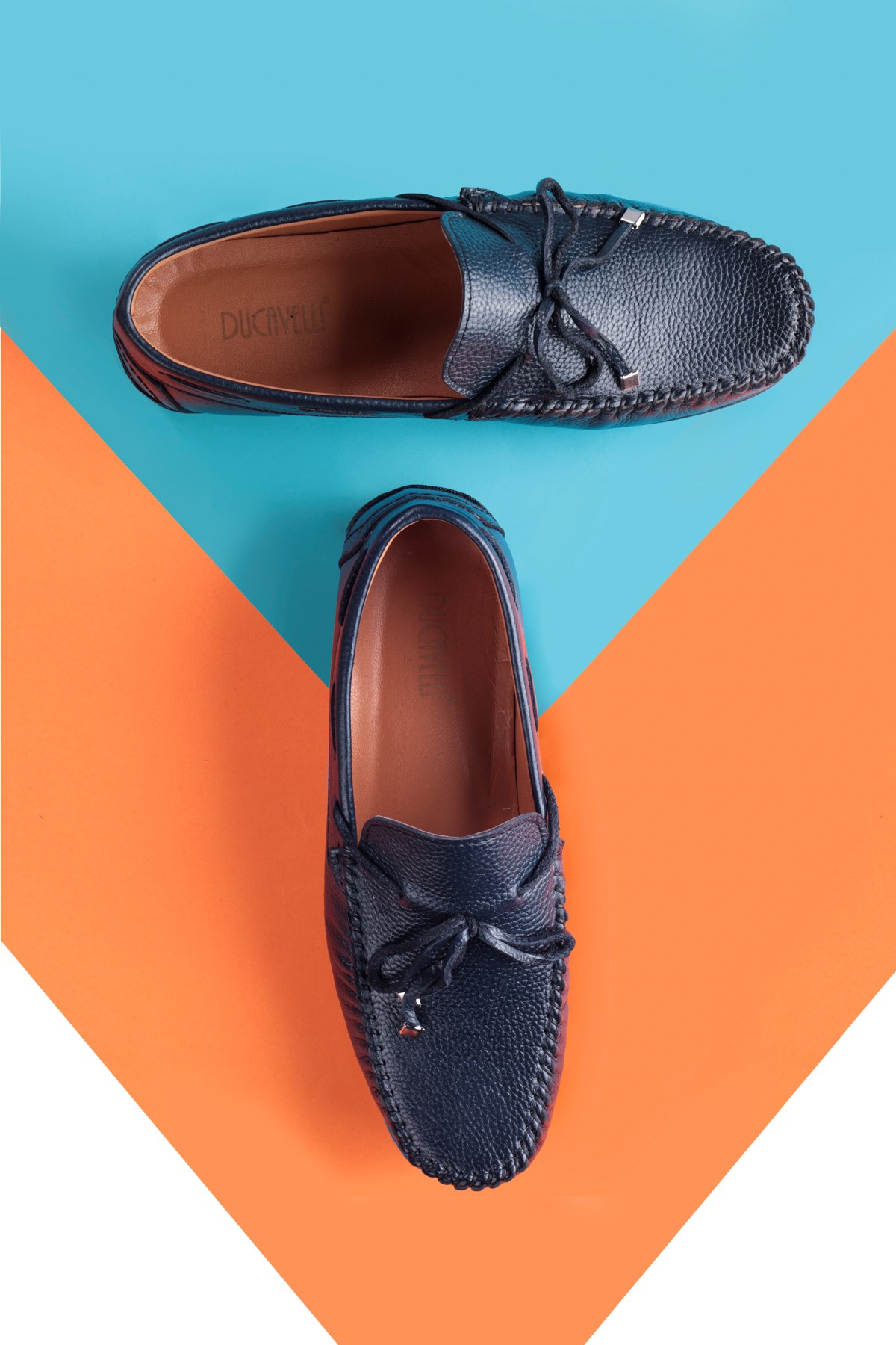 Borde Hakiki Deri Erkek Günlük Ayakkabı, Loafer Ayakkabı, Hafif Ayakkabı - Görsel 6