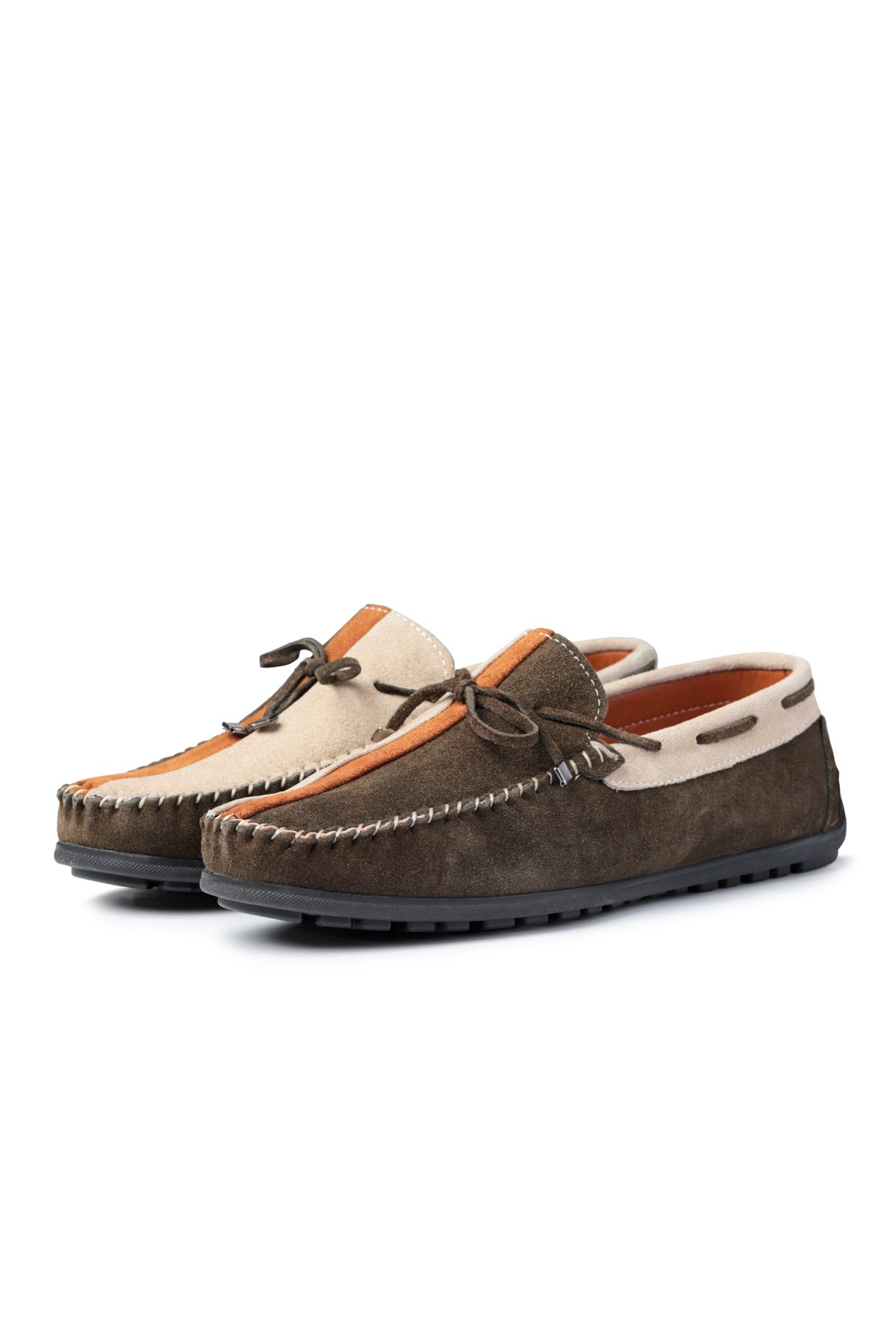 Colore Hakiki Deri Erkek Günlük Ayakkabı, Loafer Ayakkabı, Hafif Ayakkabı, Süet Loafer - Görsel 3