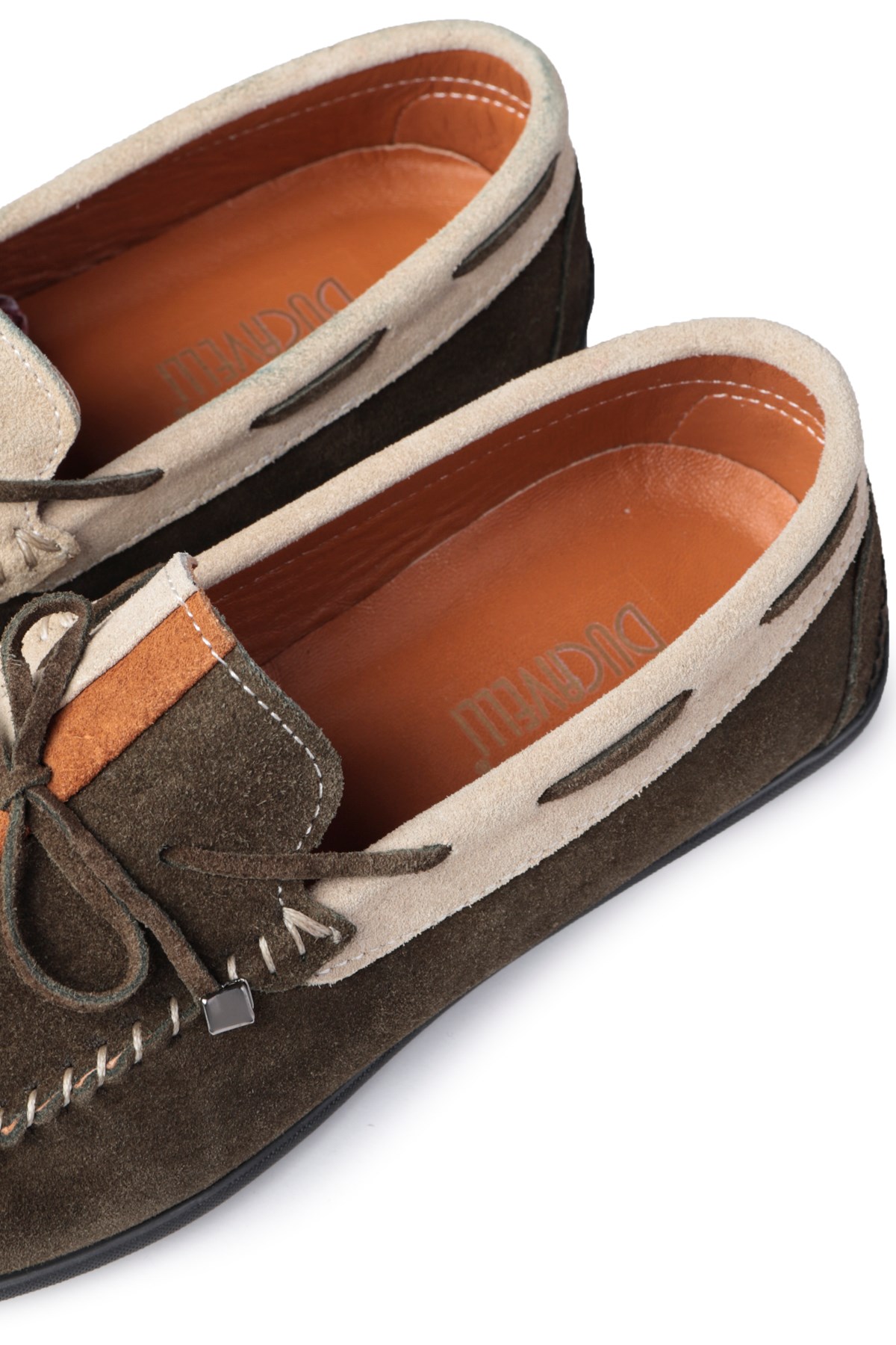 Colore Hakiki Deri Erkek Günlük Ayakkabı, Loafer Ayakkabı, Hafif Ayakkabı, Süet Loafer - Görsel 5