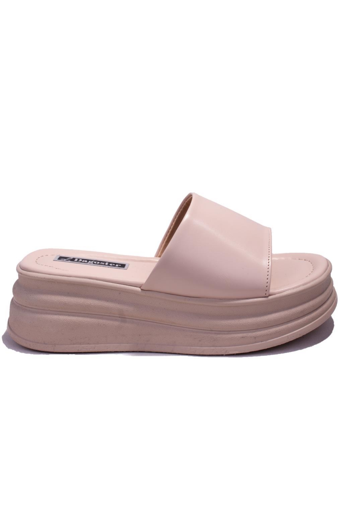 DZA07-1241302 Ten Spor Topuklu Kadın Terlik - Görsel 2