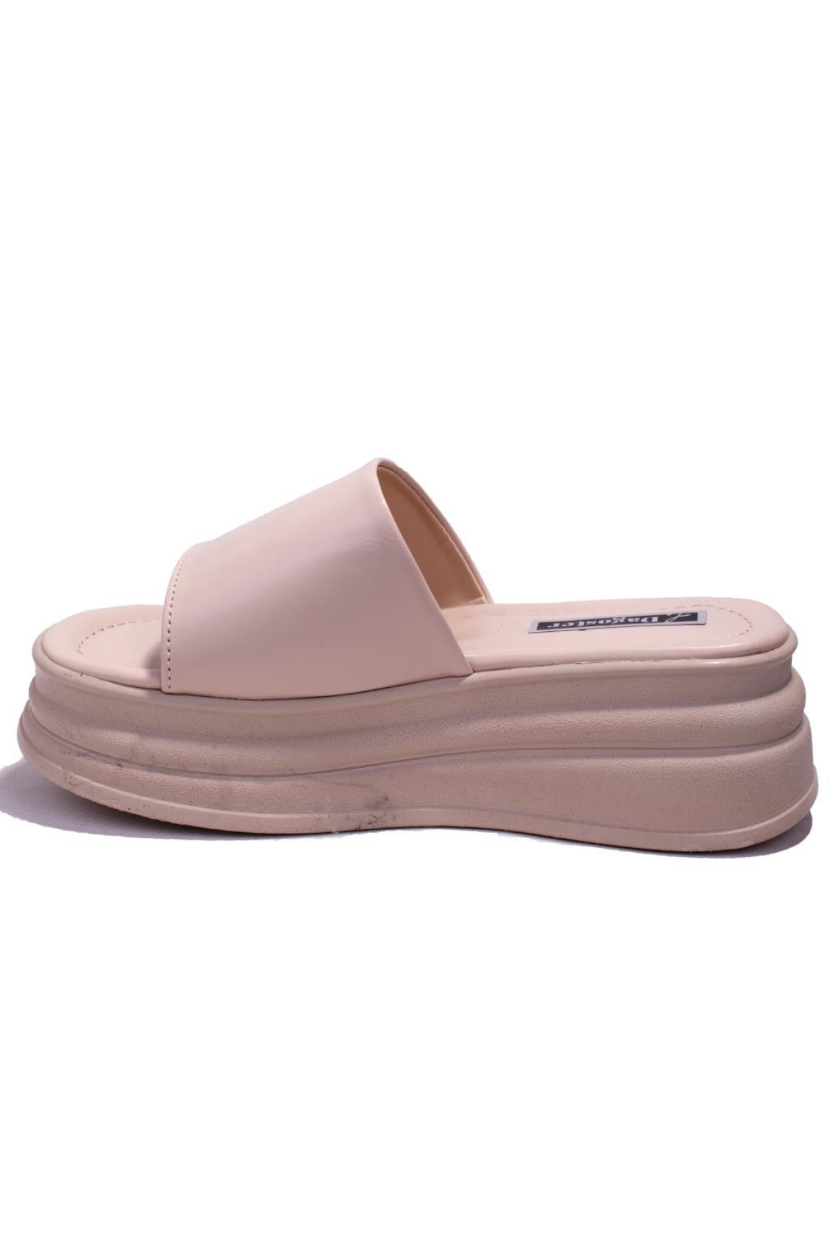 DZA07-1241302 Ten Spor Topuklu Kadın Terlik - Görsel 4