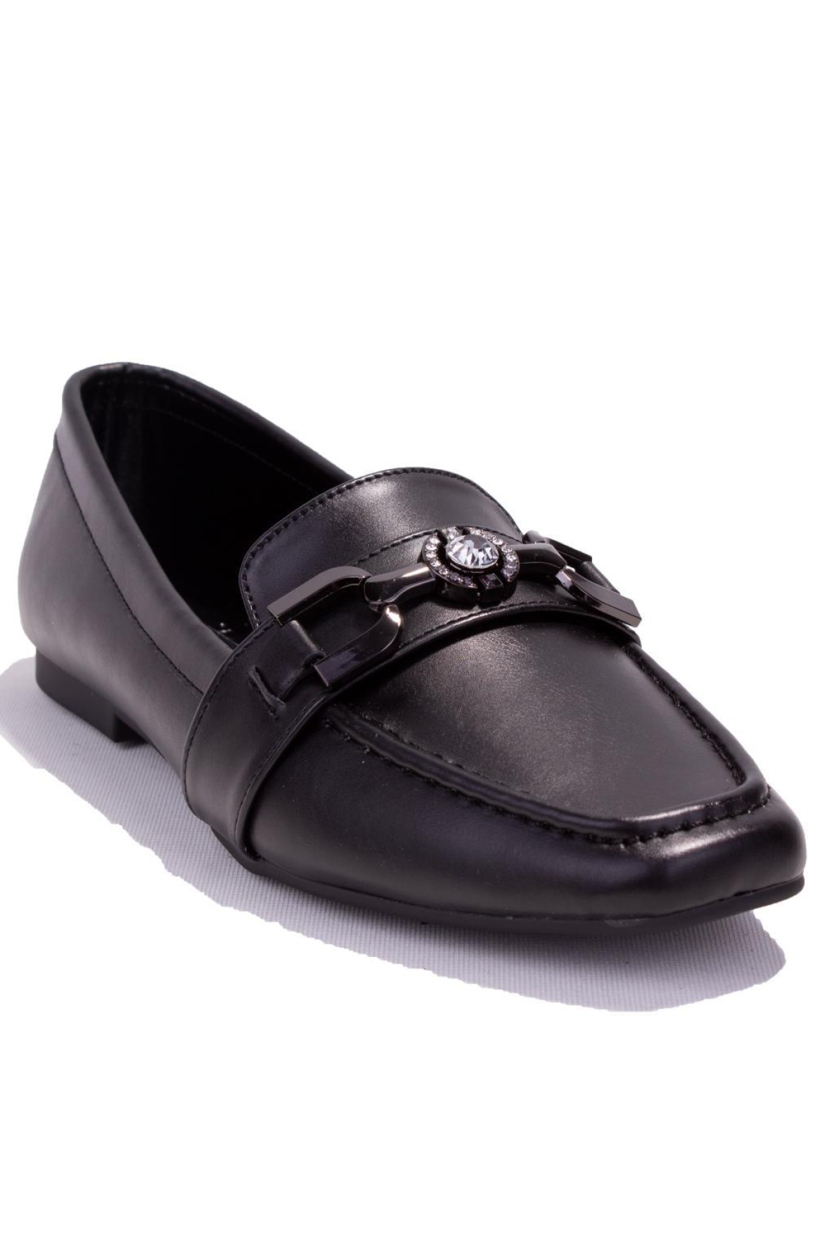 DZA07-8692050 Siyah Günlük Babet Kadın Ayakkabı - Görsel 3