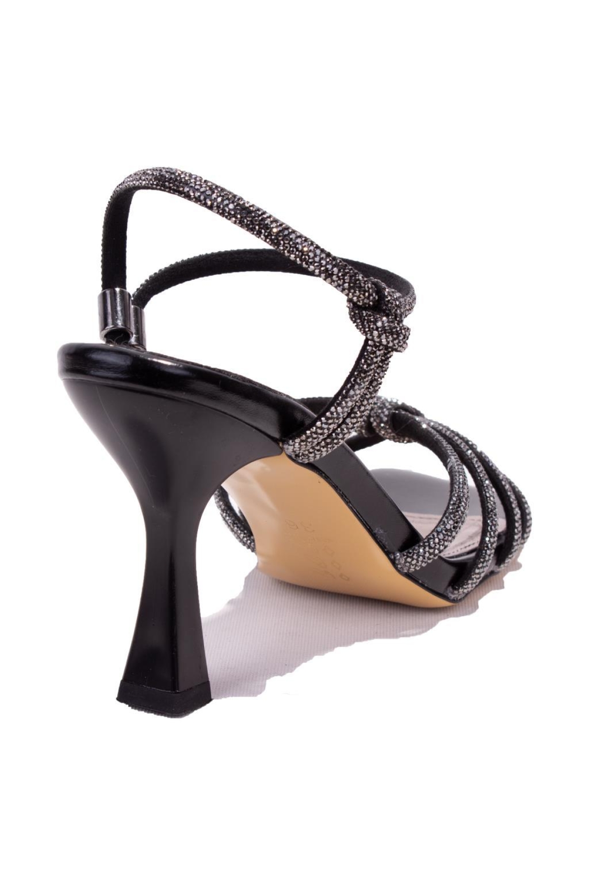 DZA07-337092 Siyah Klasik Topuklu Kadın Ayakkabı - Görsel 5