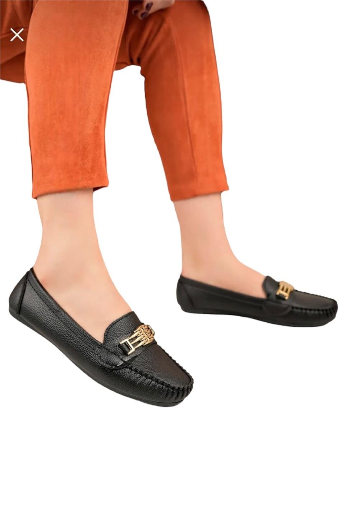 Kadın Hafif Taban Günlük Rahat Babet SİYAH - Görsel 2