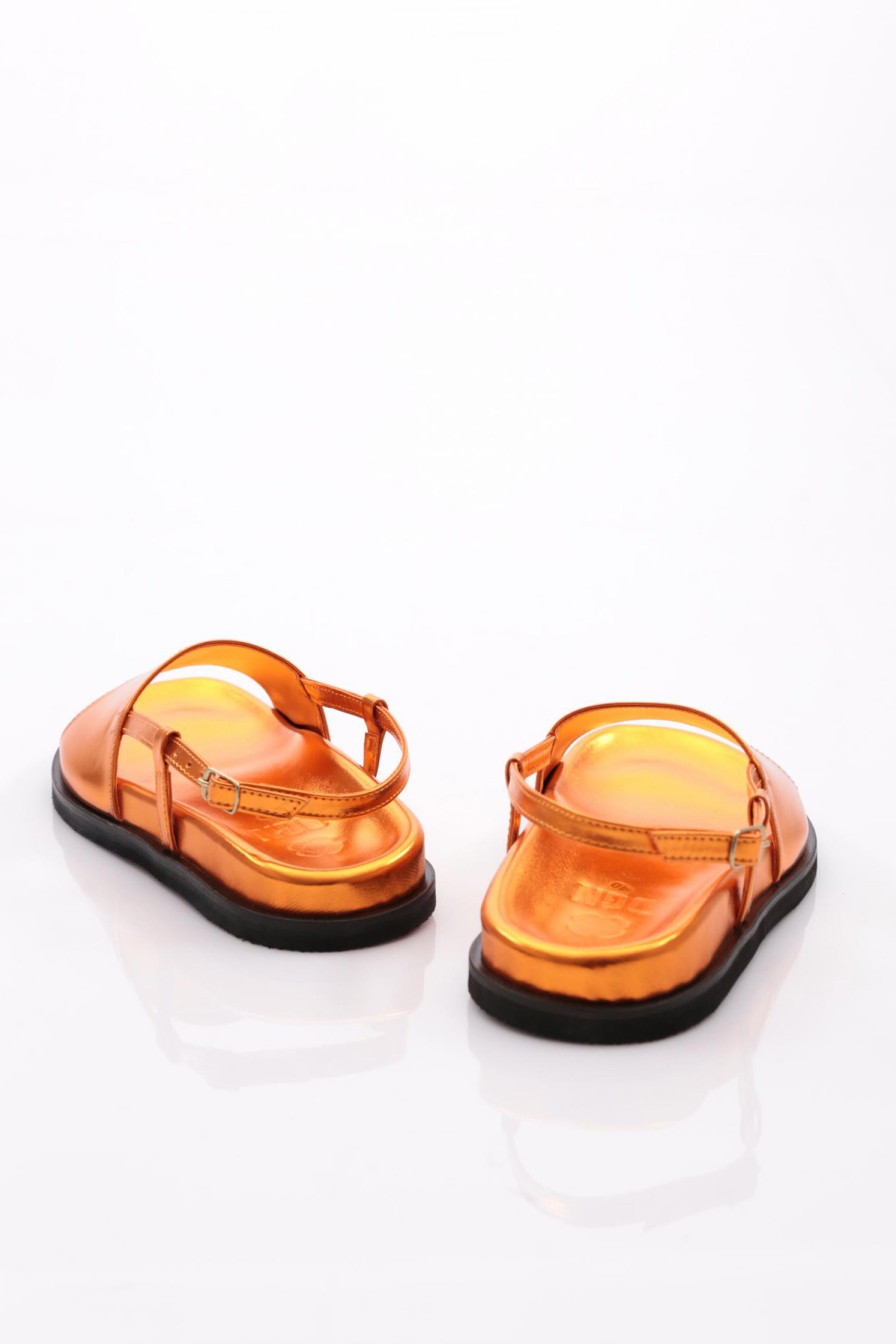 3015 Kadin Kalin Bantli Sandalet - Görsel 4