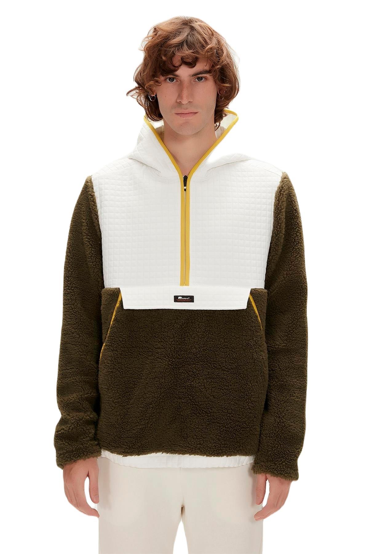 23.02.29.007-C70 Leonard Half-Zip Erkek Peluş Polar